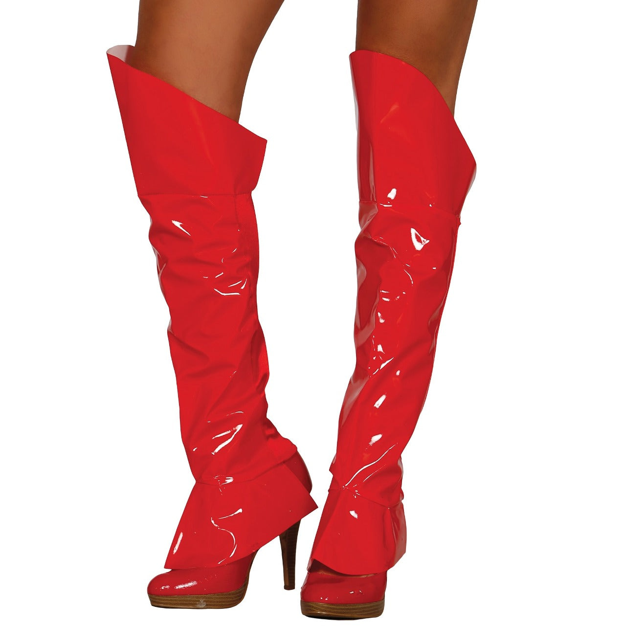 Couvre-bottes rouges hautes