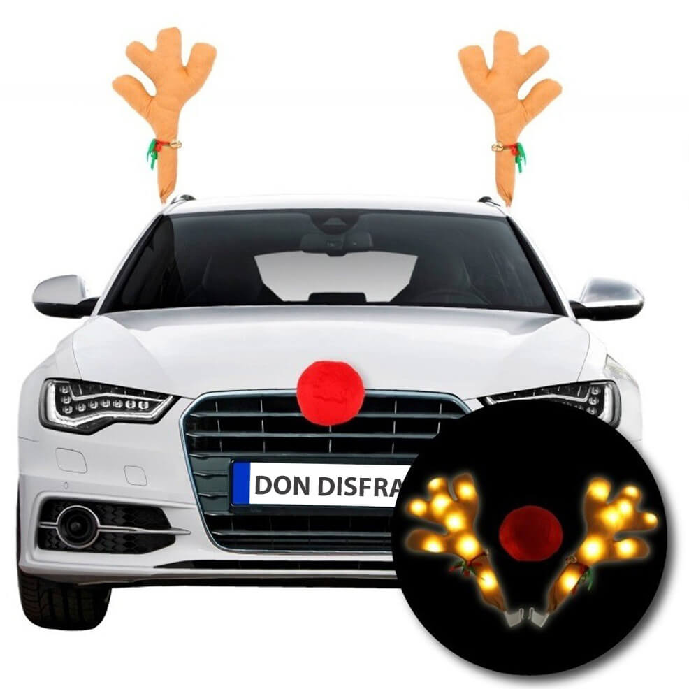 Décoration de Voiture de Renne Lumineuse