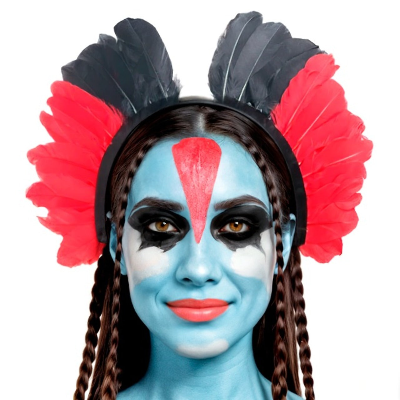 Diadème d’Avatar avec plumes