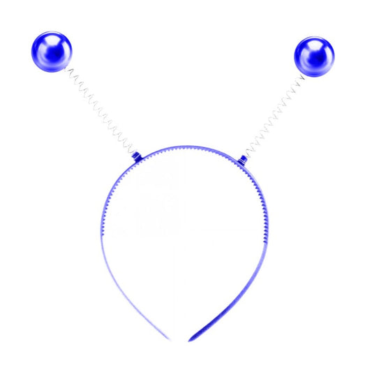 Diadème à Boules Bleues