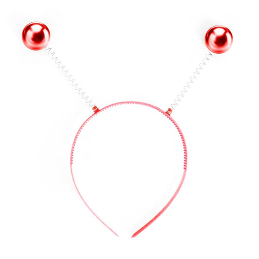 Diadème à Boules Rouges