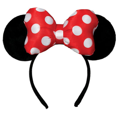 Bandeau Minnie avec oreilles à nœud