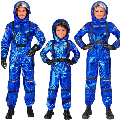 Déguisements de groupe Astronautes Space Bleu