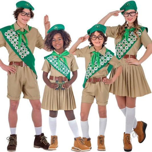 Déguisements en groupe de Boy Scout