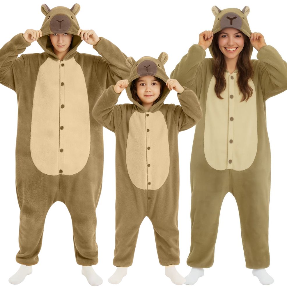 Déguisements de groupe Capybara Divertissant