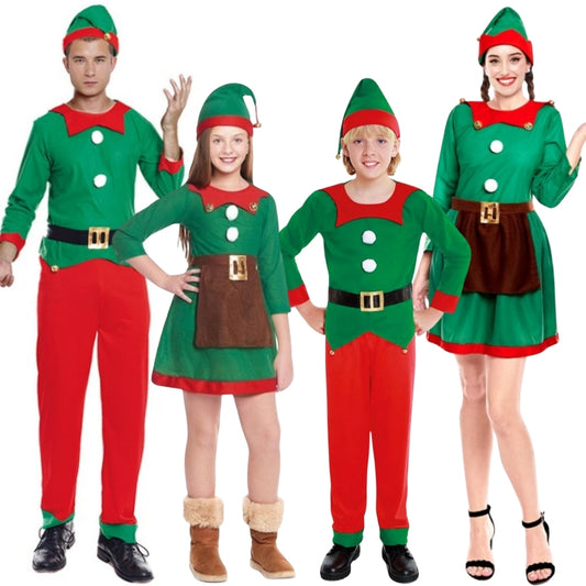 Déguisements de groupe Lutins Verts de Noël