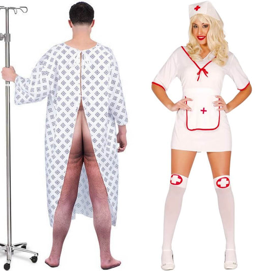 Déguisements en groupe d’Infirmière et Patient