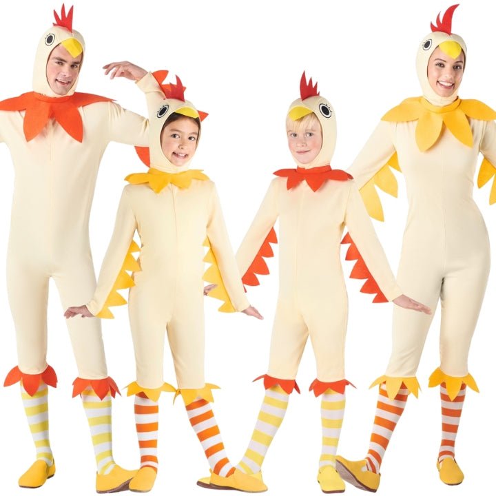 Costumes de groupe de coqs et de poules