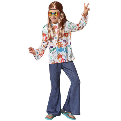 Déguisements en groupe de Hippie Multicolore