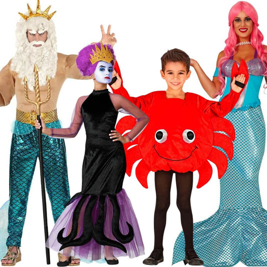 Déguisements en groupe de la Petite Sirène