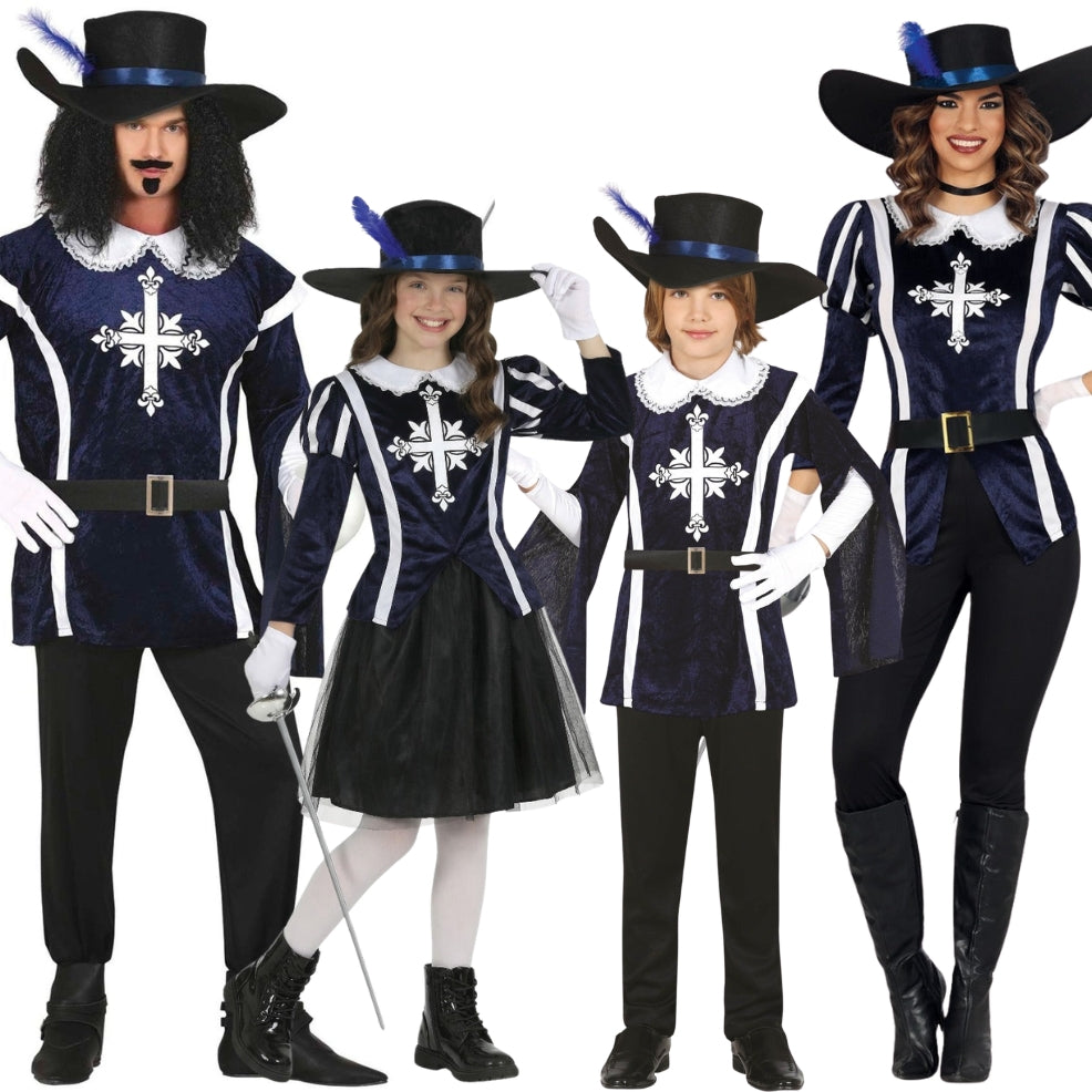 Déguisements de groupe de Mousquetaires D'Artagnan