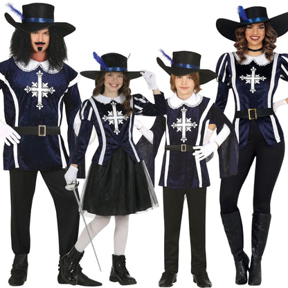 Déguisements de groupe de Mousquetaires D'Artagnan