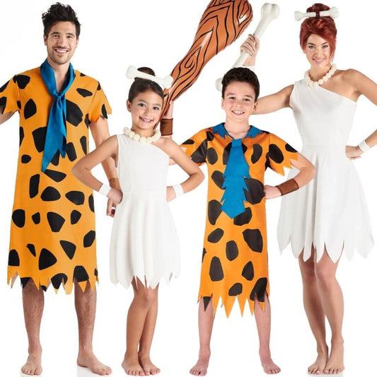 Déguisements en groupe des Flintstones