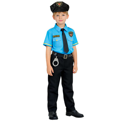 Déguisements de groupe Policiers en Uniforme Bleu