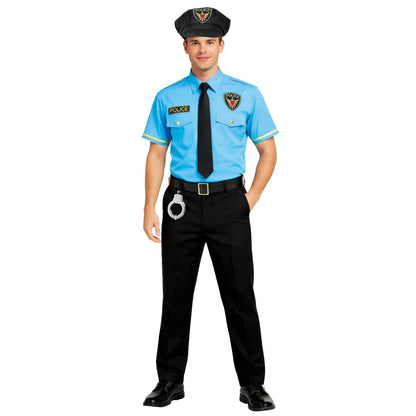 Déguisements de groupe Policiers en Uniforme Bleu