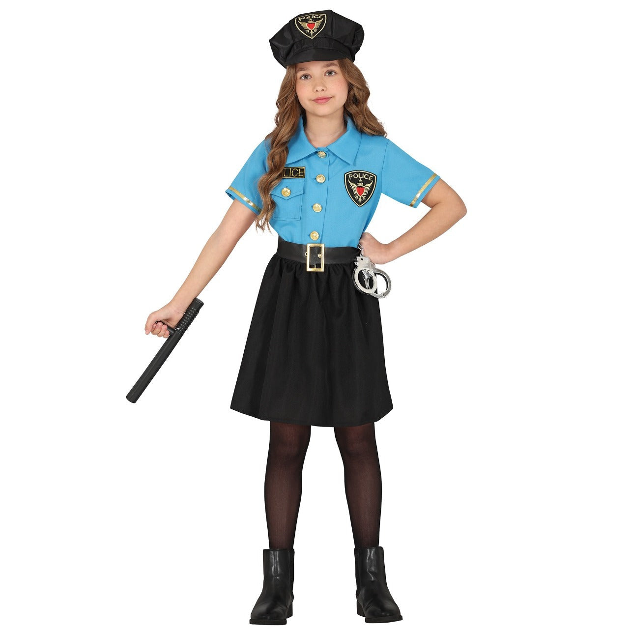 Déguisements de groupe Policiers en Uniforme Bleu