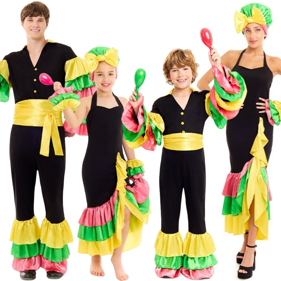 Déguisements de groupe Rumberos Colorés
