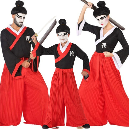 Déguisements en groupe de Samouraïs