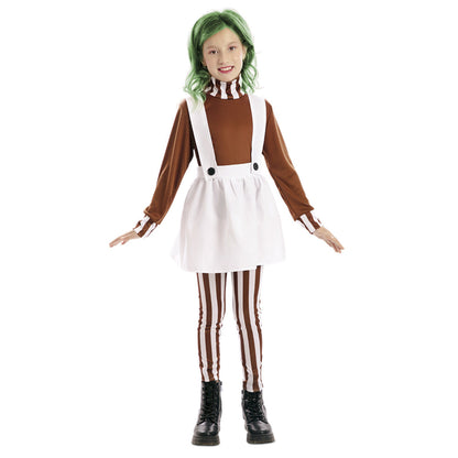 Déguisements en group de Oompa Loompa