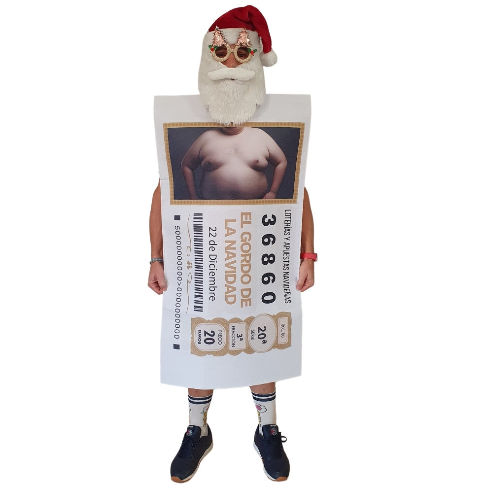 Déguisements de couple Panier de Noël et Loterie