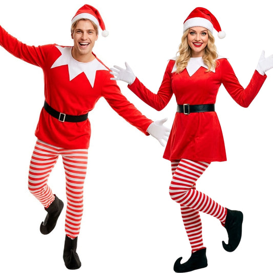Déguisements de couple Lutins Amusants de Noël