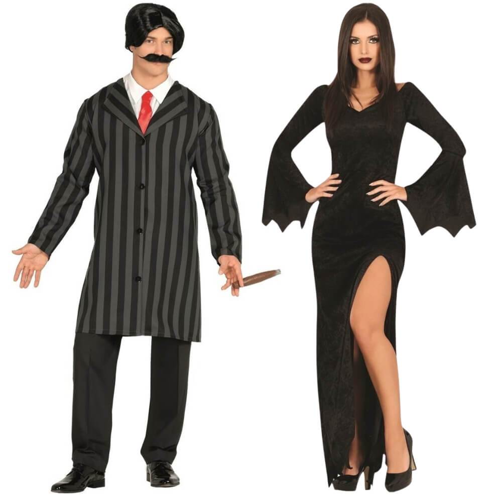 Déguisements de couples de La Famille Addams Eco