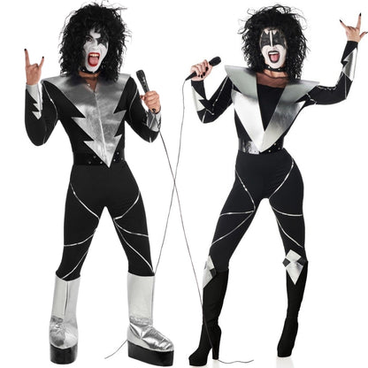 Déguisements de couple Heavy Metal Kiss