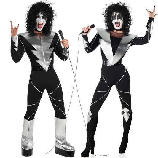 Déguisements en couple de Heavy Metal Kiss