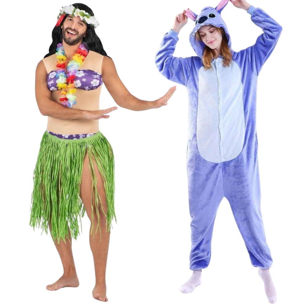 Déguisements de couple de Lilo et Stitch