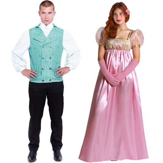 Déguisements en couple de Marquises Bridgerton