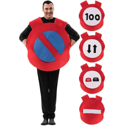 Déguisements de couple Amende & Panneau