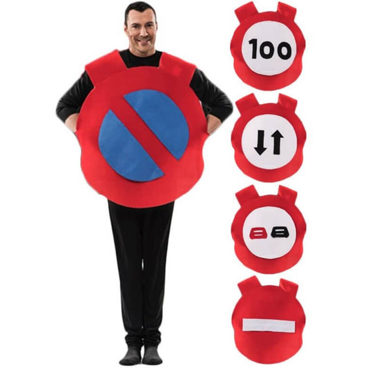 Déguisements de couple Amende & Panneau