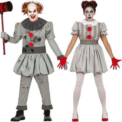 Déguisements de couple Clowns Tueurs