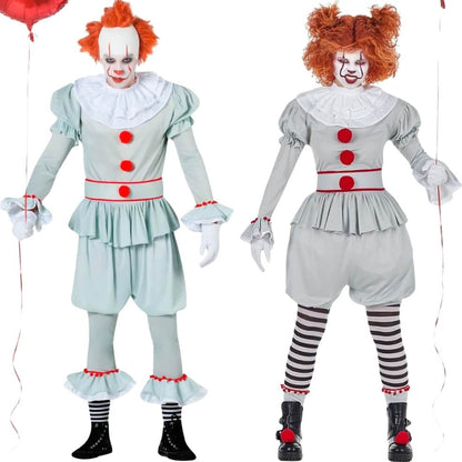 Déguisement de Couple de Clowns Effrayants