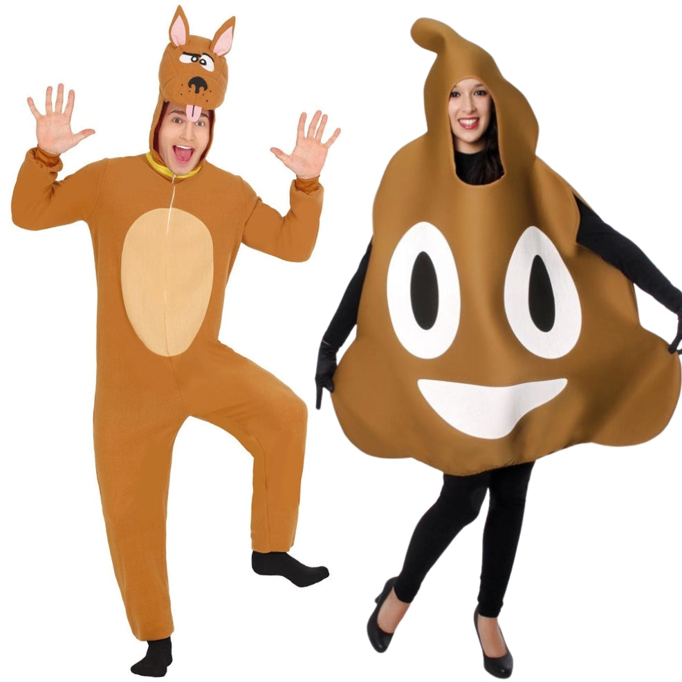 Déguisements de couple de Chien et Caca