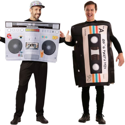 Déguisements de couple de Radio et Cassettes