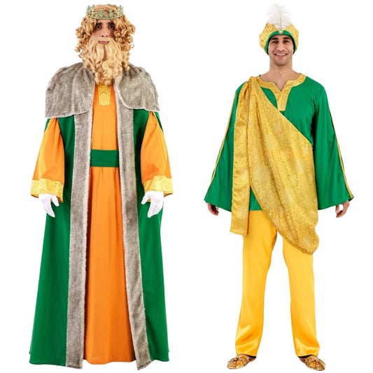 Déguisements de couple Roi Balthazar & Page Luxe