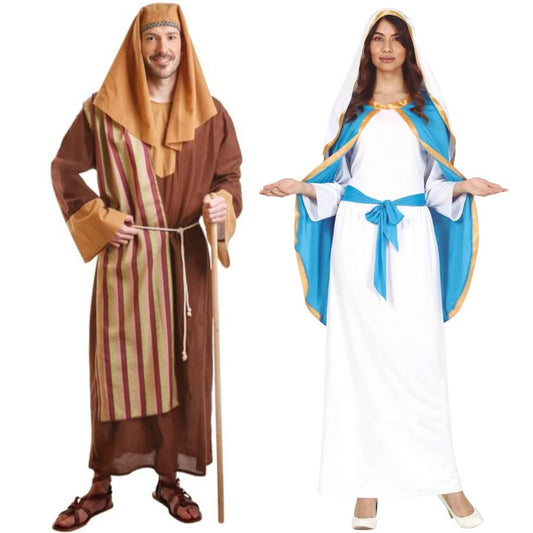 Costumes de couple de Saint Joseph et de la Vierge