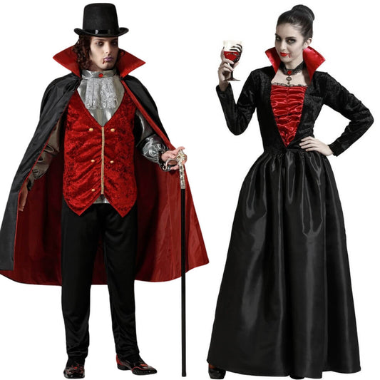 Déguisements pour Couple de Vampires Sinistres 