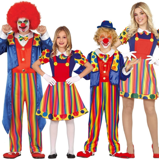 Déguisements en groupe de Clown Amusant