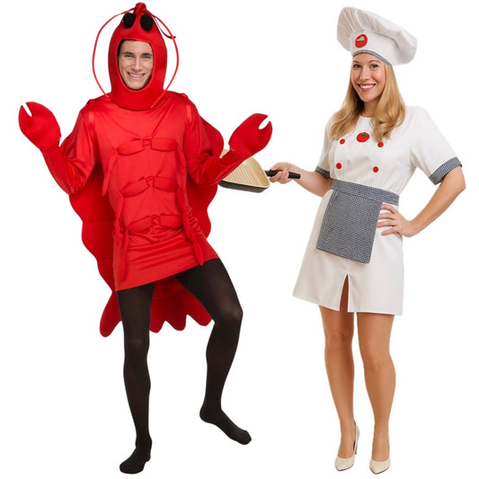 Déguisements de couple Homard et Cuisinier