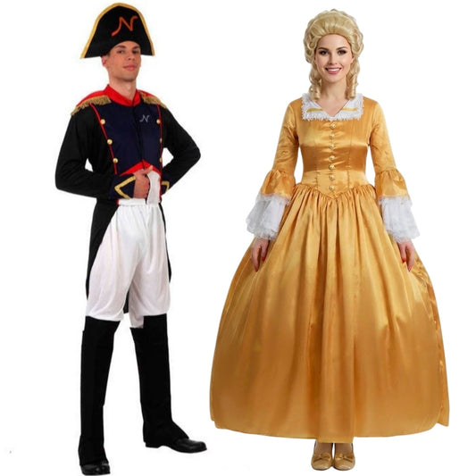 Déguisements de couple Napoléon Marie Antoinette