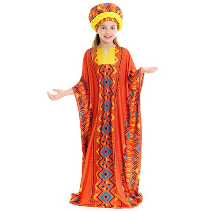 Costume tunique africaine pour fille