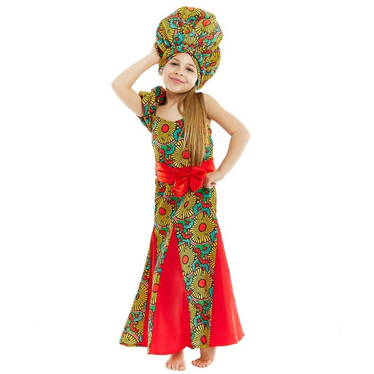 Déguisement Turban Africain Fille