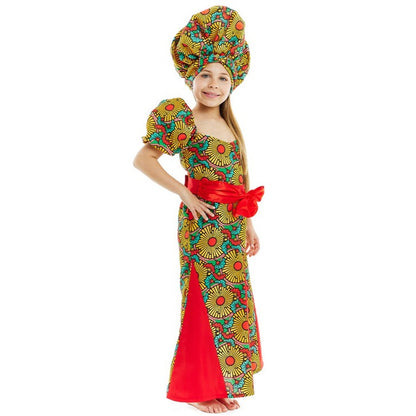 Déguisement Turban Africain Fille