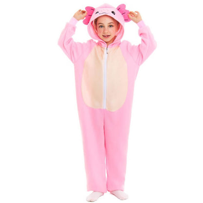 Costume d'axolotl rose pour enfant