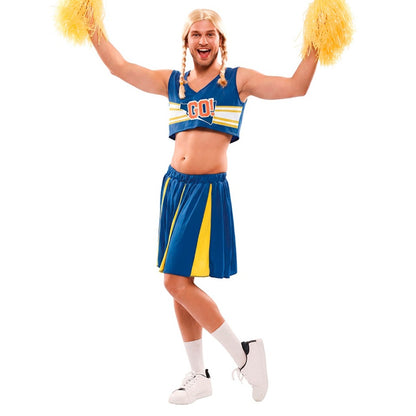 Déguisement Pom-Pom Girl Bleu homme