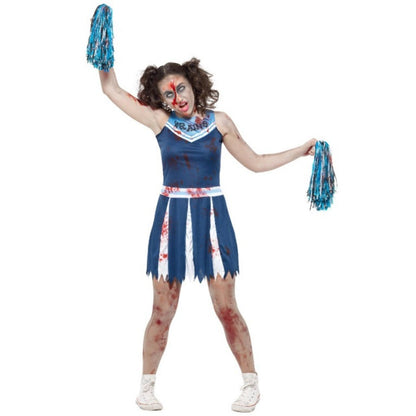 Déguisement de Pom-Pom Girl Zombie à Pompons pour femme