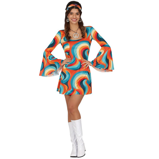 Costume de fête des années 70 pour femme