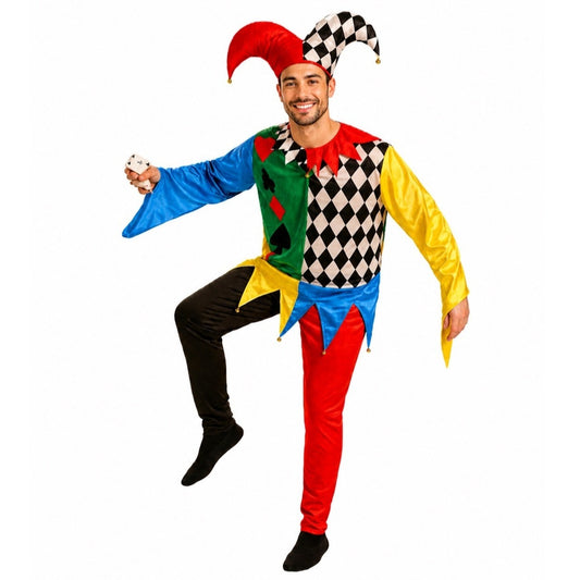 Déguisement Arlequin Poker adulte